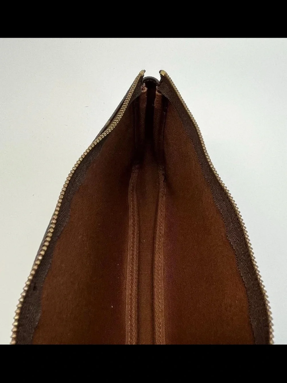 Louis Vuitton Brown Monogram Canvas Pochette Accessoires Shoulder Bag